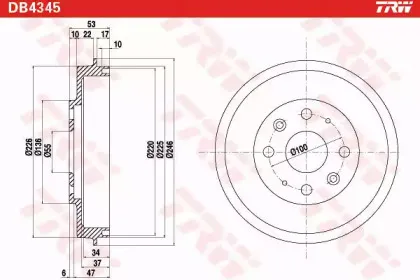 Тормозной барабан TRW купить