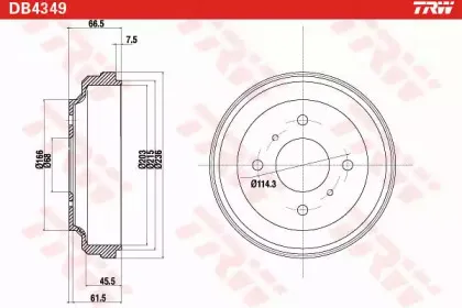Тормозной барабан TRW купить