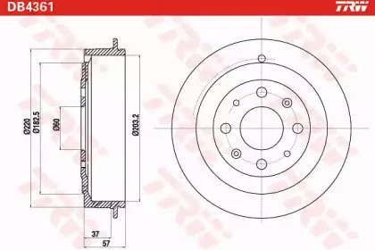Тормозной барабан TRW купить