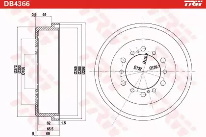 Тормозной барабан TRW купить