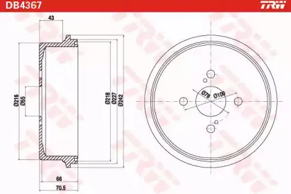 Тормозной барабан TRW купить