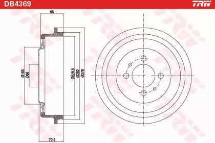 Тормозной барабан TRW купить