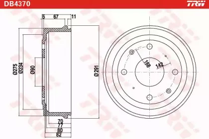 Тормозной барабан TRW купить