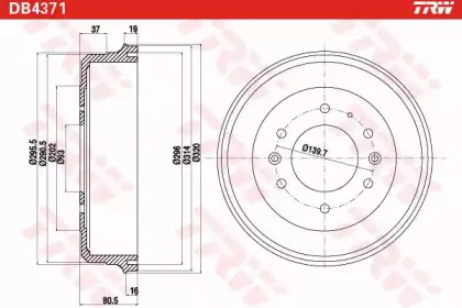 Тормозной барабан TRW купить