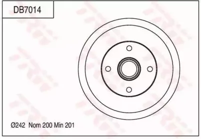 Тормозной барабан TRW купить