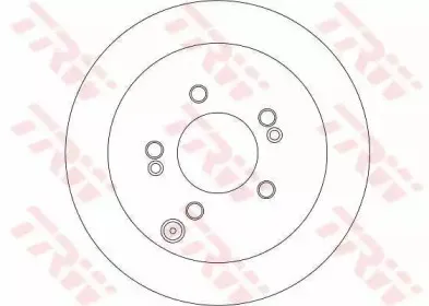 DF4287  TRW - Гальмівний диск TRW купить