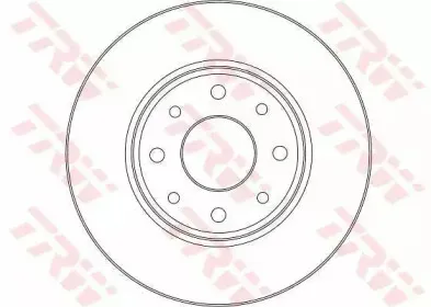 DF4379  TRW - Гальмівний диск TRW купить