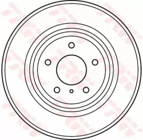 DF4983S  TRW - Гальмівний диск TRW купить