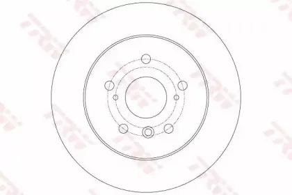 DF6176  TRW - Гальмівний диск TRW купить