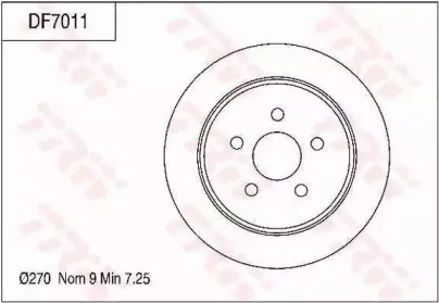Тормозной диск TRW купить