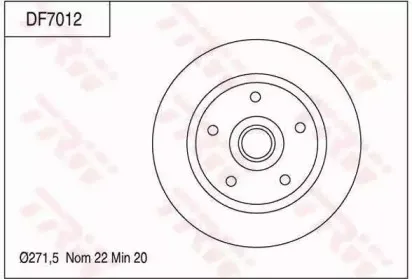 Тормозной диск TRW купить
