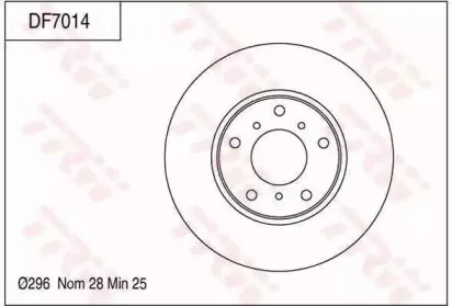Тормозной диск TRW купить