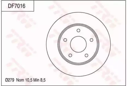 Тормозной диск TRW купить