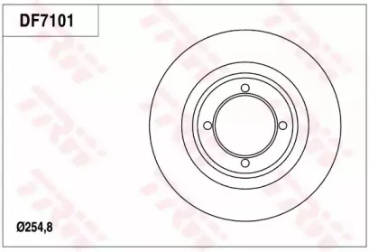 Тормозной диск TRW купить