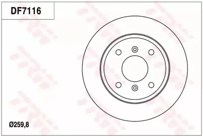 Тормозной диск TRW купить