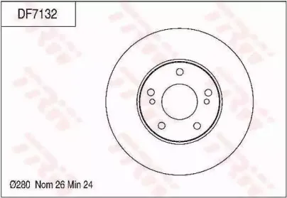 Тормозной диск TRW купить