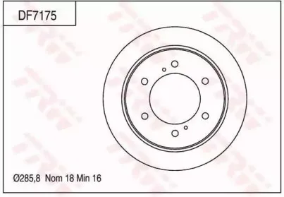 Тормозной диск TRW купить
