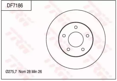 Тормозной диск TRW купить