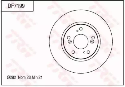 Тормозной диск TRW купить