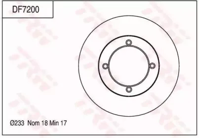 Тормозной диск TRW купить