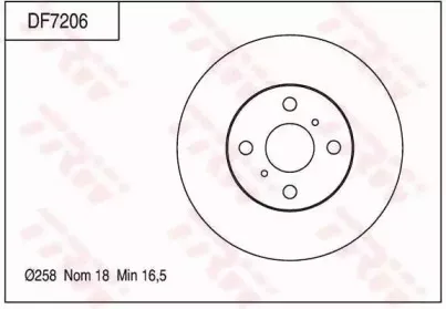 Тормозной диск TRW купить
