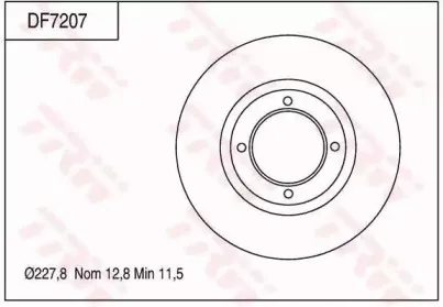 Тормозной диск TRW купить