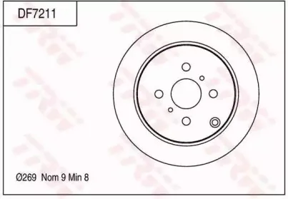 Тормозной диск TRW купить