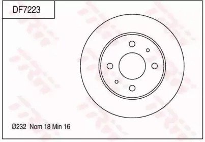 Тормозной диск TRW купить