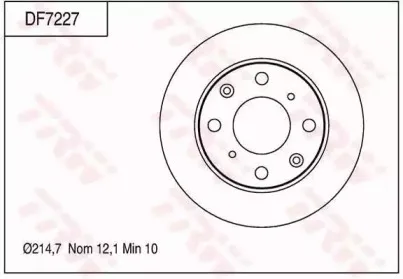 Тормозной диск TRW купить