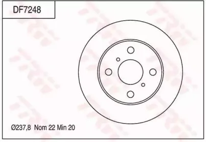 Тормозной диск TRW купить