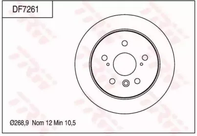 Тормозной диск TRW купить