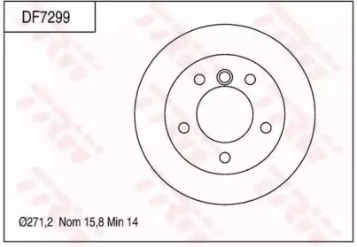 Тормозной диск TRW купить