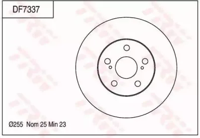 Тормозной диск TRW купить