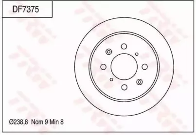 Тормозной диск TRW купить