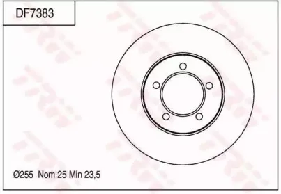 Тормозной диск TRW купить