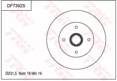 Тормозной диск TRW купить