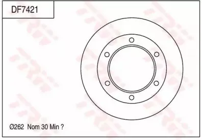 Тормозной диск TRW купить