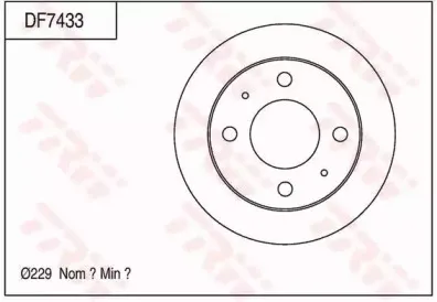 Тормозной диск TRW купить