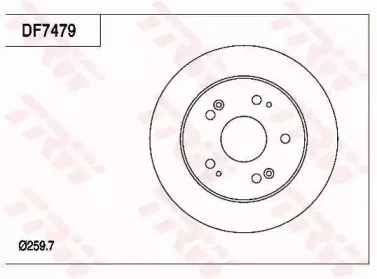 Тормозной диск TRW купить