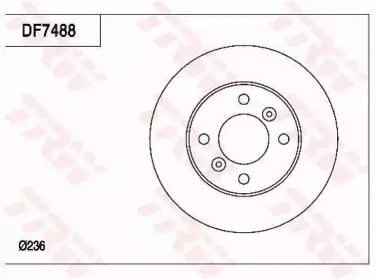 Тормозной диск TRW купить