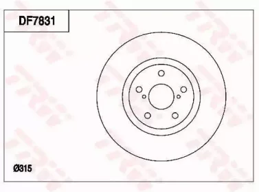 Тормозной диск TRW купить