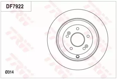 Тормозной диск TRW купить