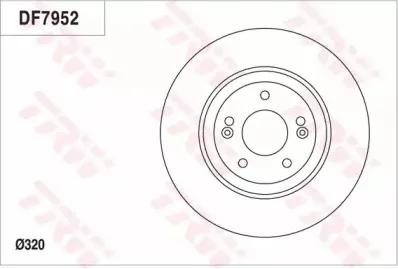 Тормозной диск TRW купить
