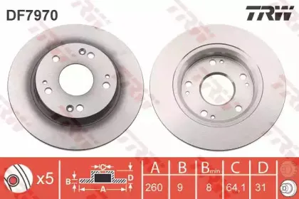 Тормозной диск TRW купить