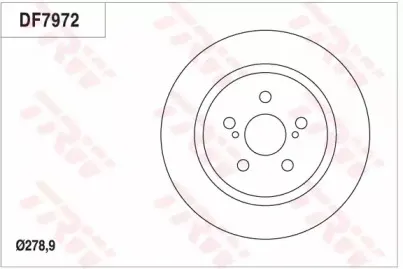 Тормозной диск TRW купить