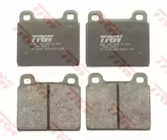 Комплект тормозных колодок, дисковый тормоз TRW купить