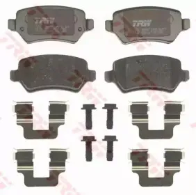 Комплект тормозных колодок, дисковый тормоз TRW купить