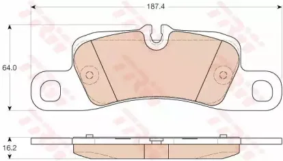 Комплект тормозных колодок, дисковый тормоз TRW купить