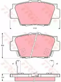 Колодки тормозные TRW купить