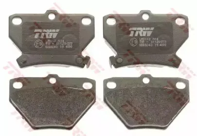 Комплект тормозных колодок, дисковый тормоз TRW купить